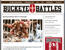 Tablet Screenshot of buckeyebattles.com